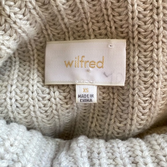 Aritzia Wilfred Montpellier 100% merino wool turtleneck sweater. 🩶 - Picture 7 of 8